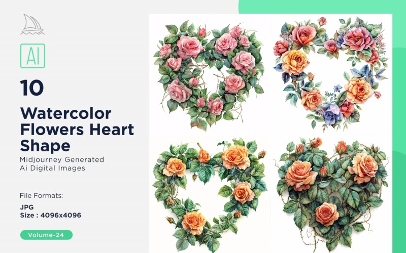 Red Rose Flowers Heart Shape Love Struck 24 Illustration