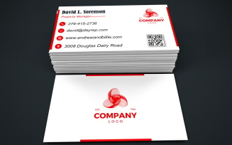 Visiting Card Template with Customizable Designs - 303