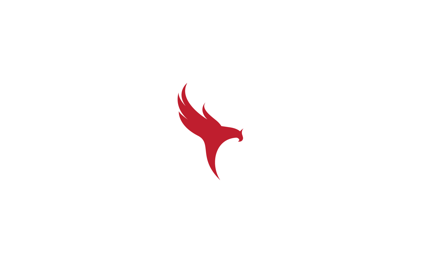 Şahin Kartal Kuş Logo simge şablonu