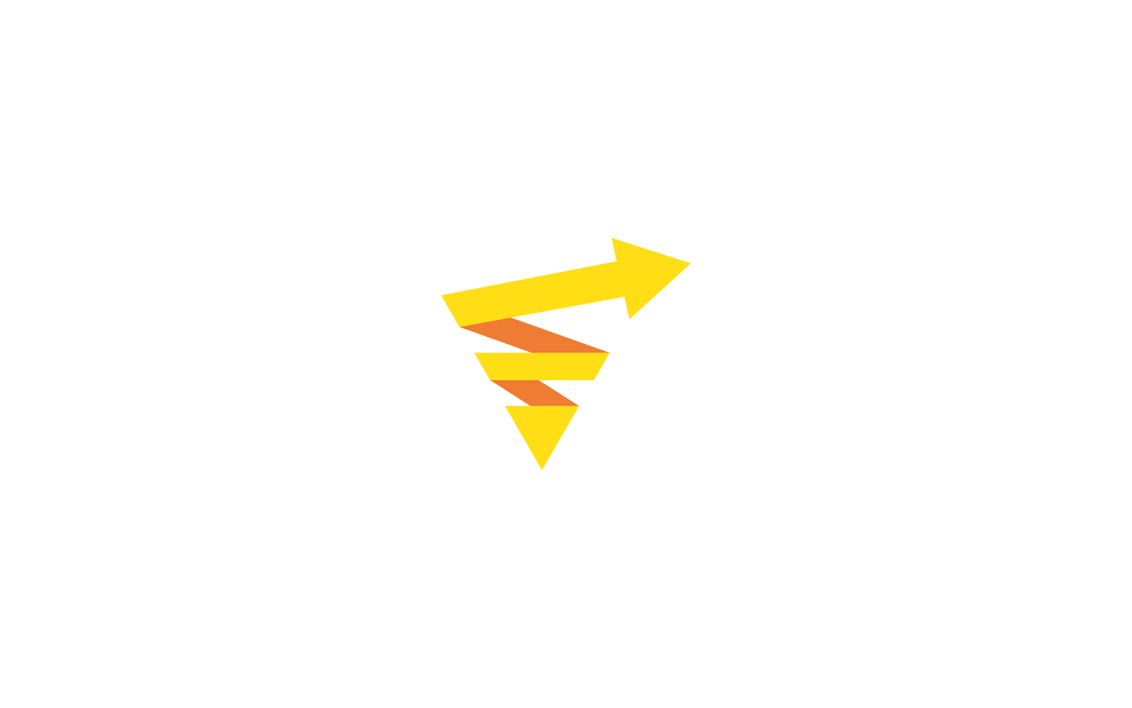 Vector de plantilla de logotipo de flecha empresarial