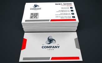 Visiting Card Template with Customizable Designs - 305