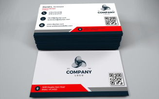 Visiting Card Template with Customizable Designs - 306