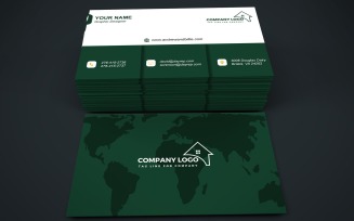 Visiting Card Template with Customizable Designs - 310