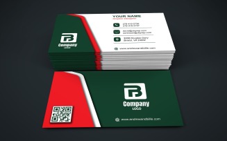 Visiting Card Template with Customizable Designs - 313