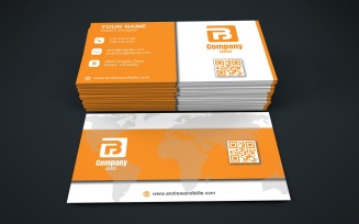 Visiting Card Template with Customizable Designs - 318