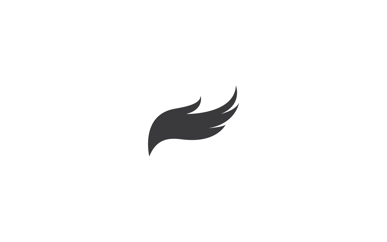 Wing logo template and symbol vector ilustration