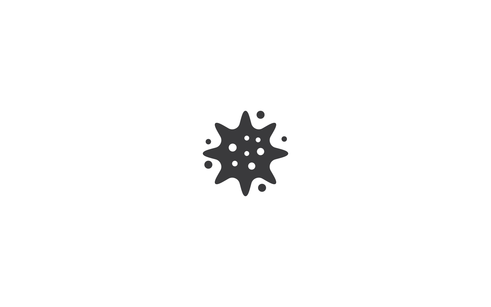 Bacterial Probiotic icon illustration template vector design