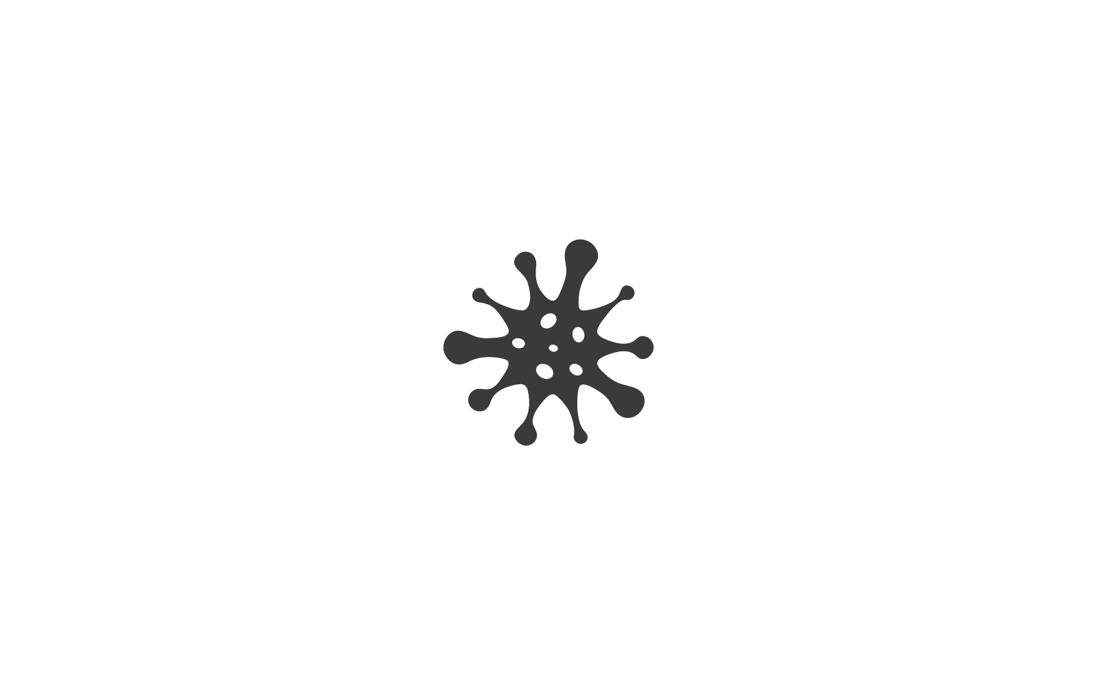 Bakterielles probiotisches Symbol, Vektordesign