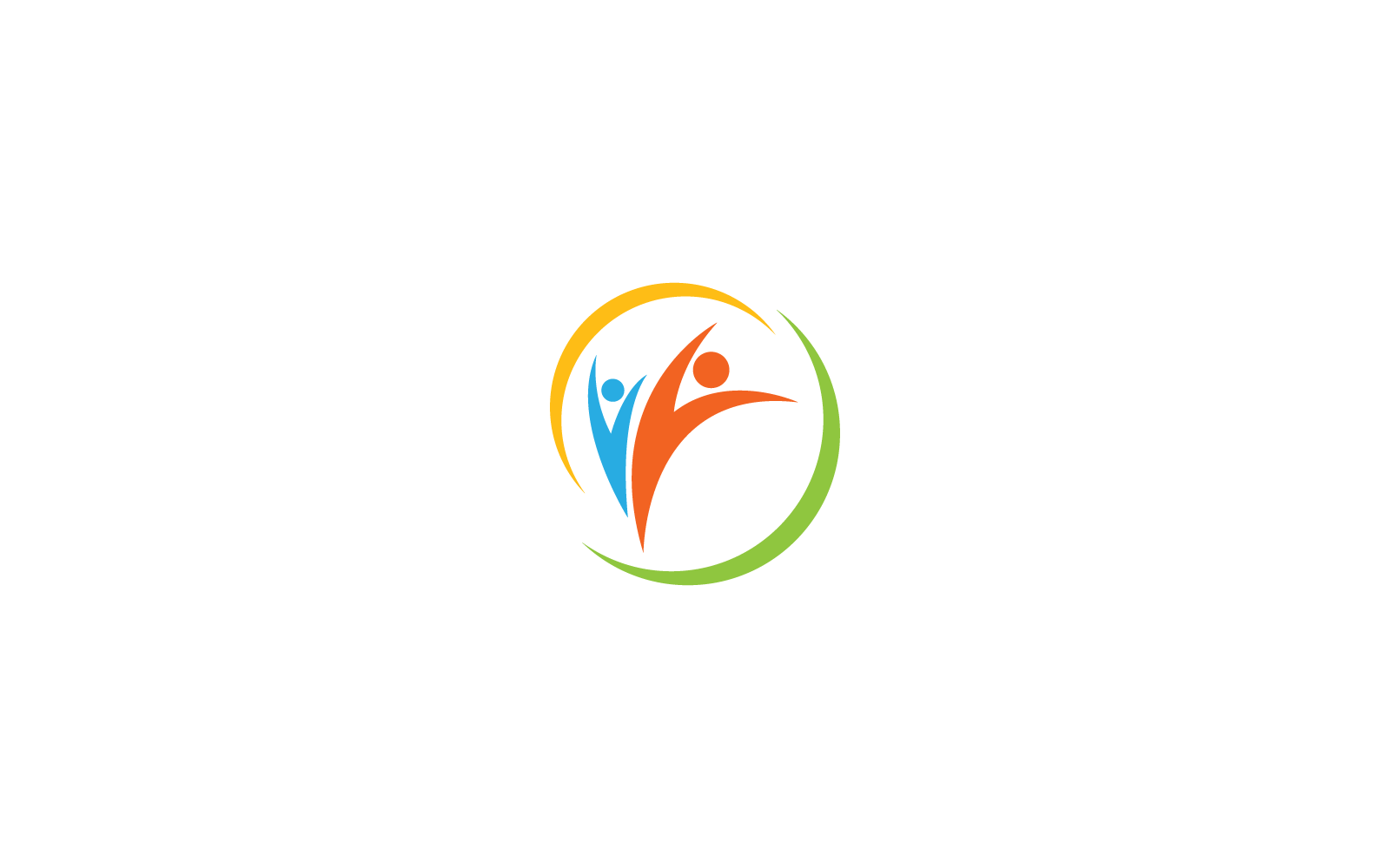Designvorlage für Community-, Netzwerk- und Social-Icon-Logos