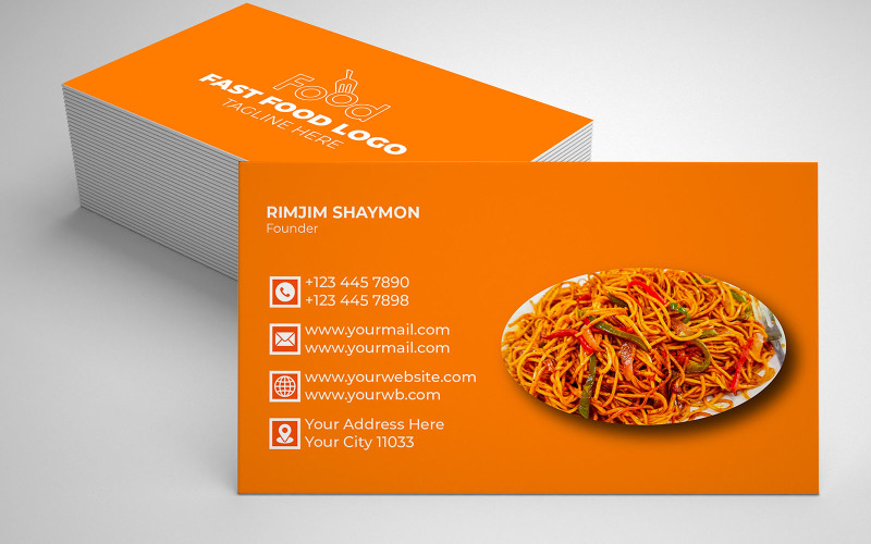 Corporate Business Card Template - Business Card Design Corporate Identity