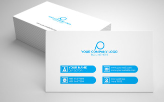 Unique Clean & Creative Modern Professional Business Card Design Template 180