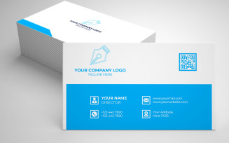 Versatile Customizable Company Business Card Design (180 V)