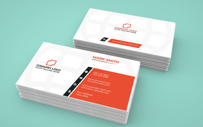 Personal Office & Business Card-Template Design Corporate Identity