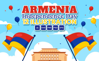 12 Armenia Independence Day Illustration