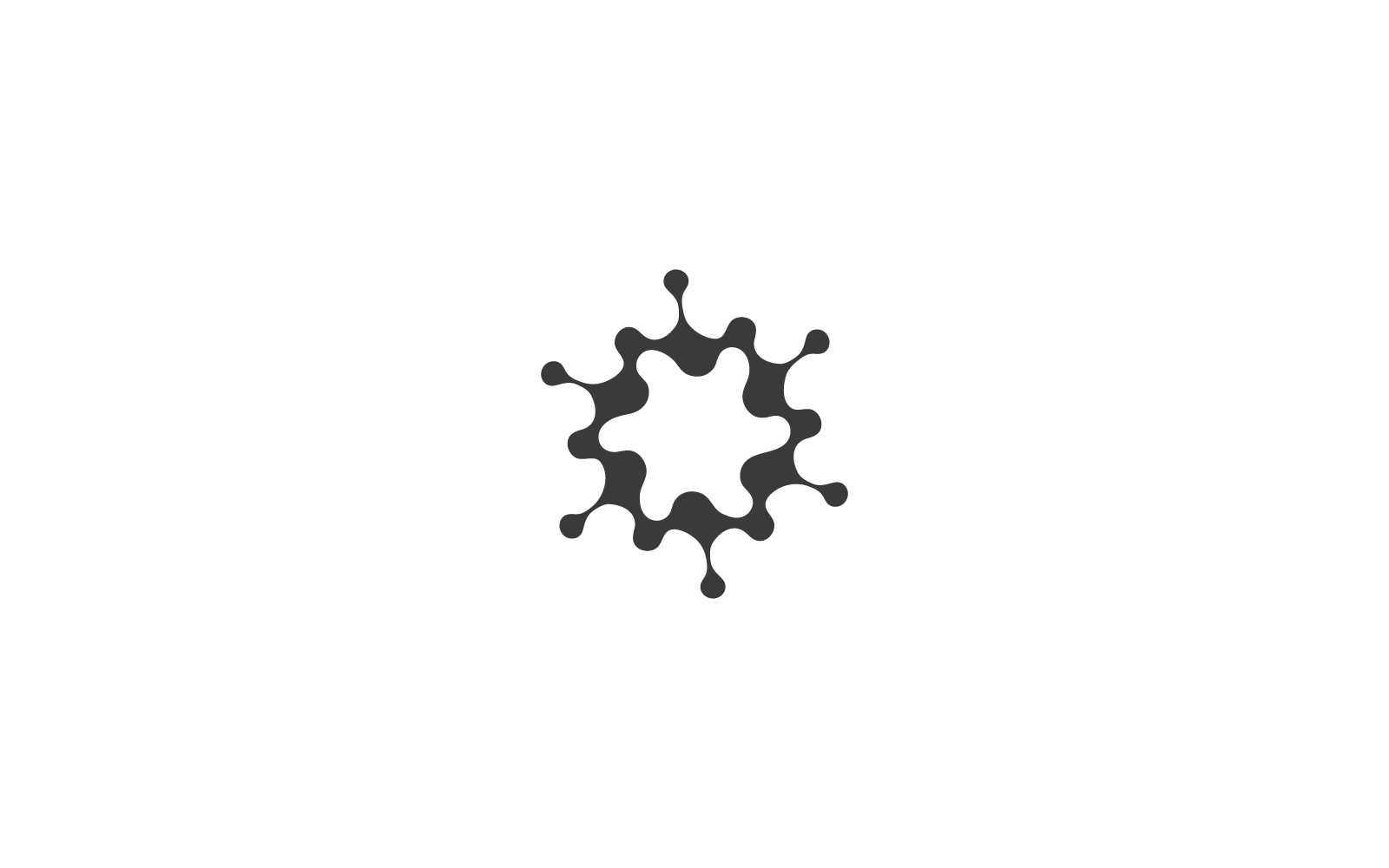 Molecule logo icon illustration template