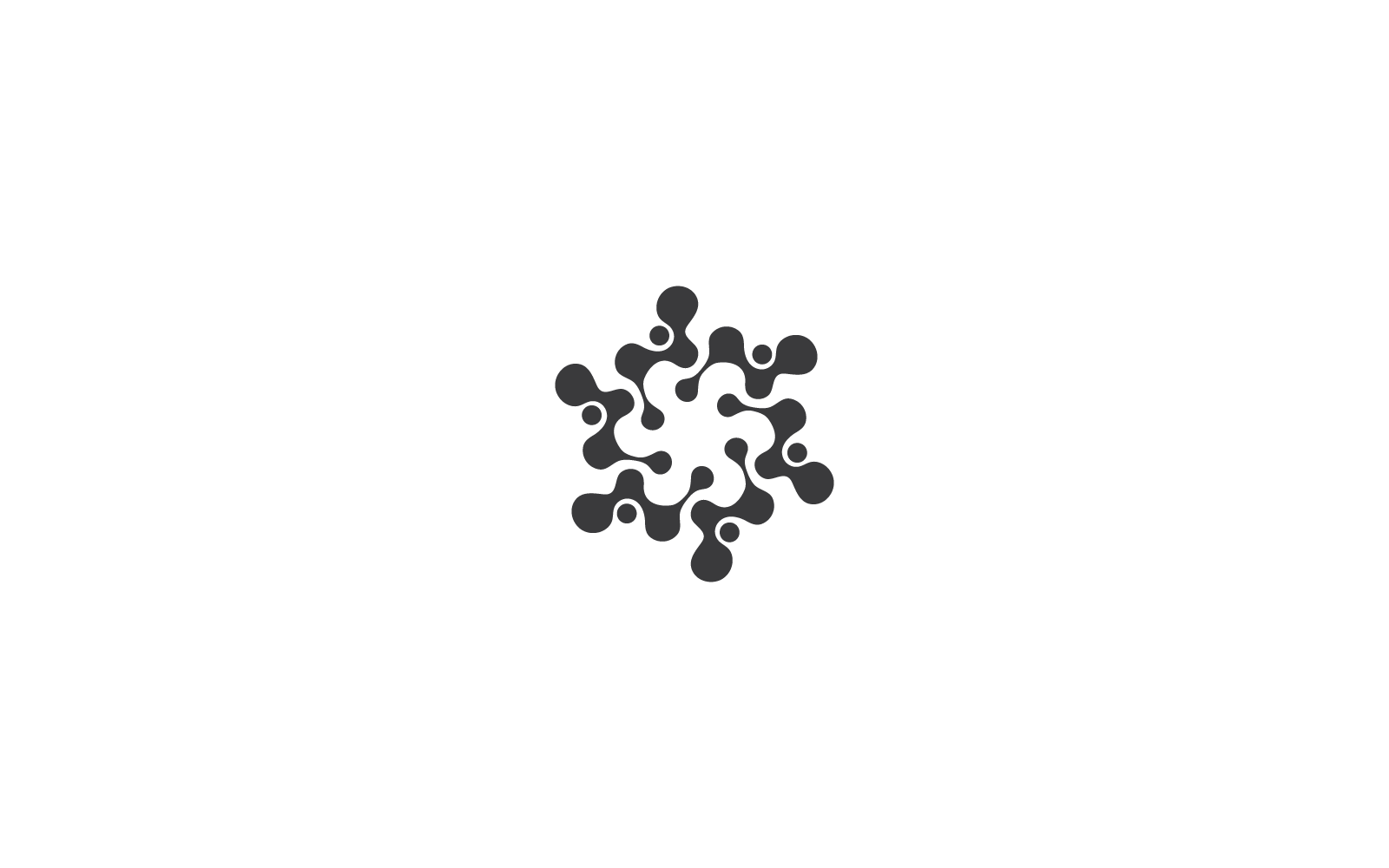 Molecule logo icon vector template