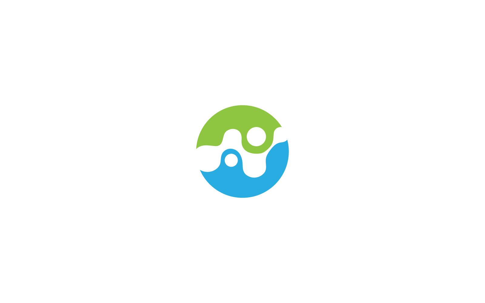 Molecuul logo illustratie vector ontwerp