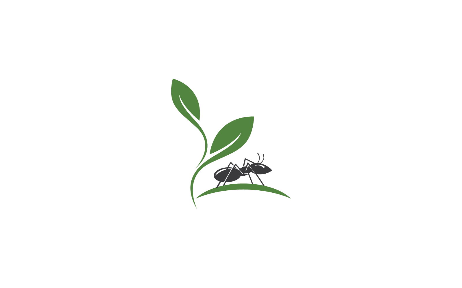 Ant Logo pictogram vector illustratie ontwerp