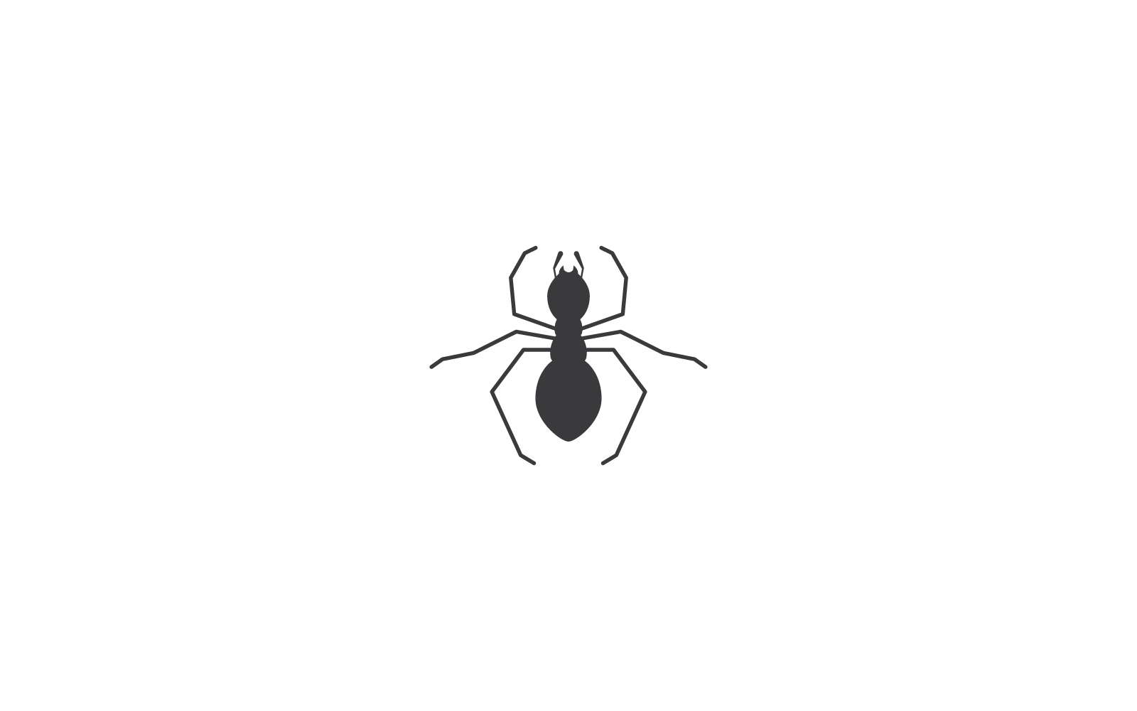 Ant Logo template vector icon flat design