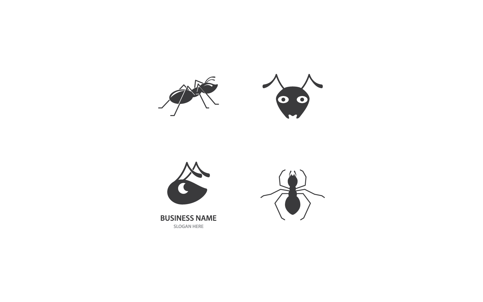 Ant Logo vector illustration design template Logo Template