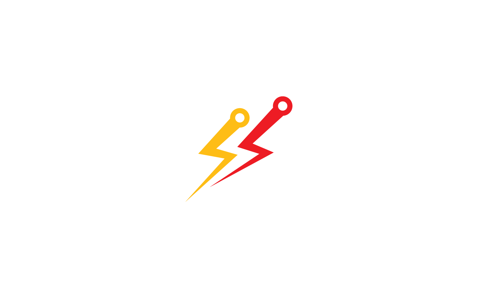 Circuit technologie logo vector sjabloon plat ontwerp