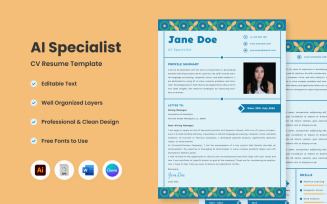 Creative CV Resume AI Specialist V1