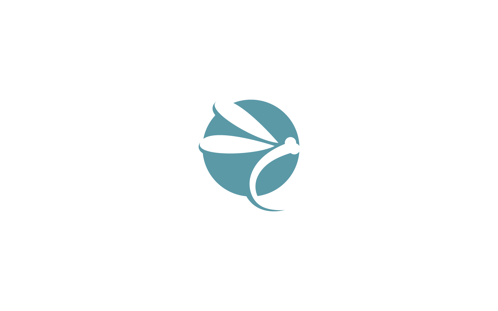 Dragonfly logo illustratie vector sjabloon
