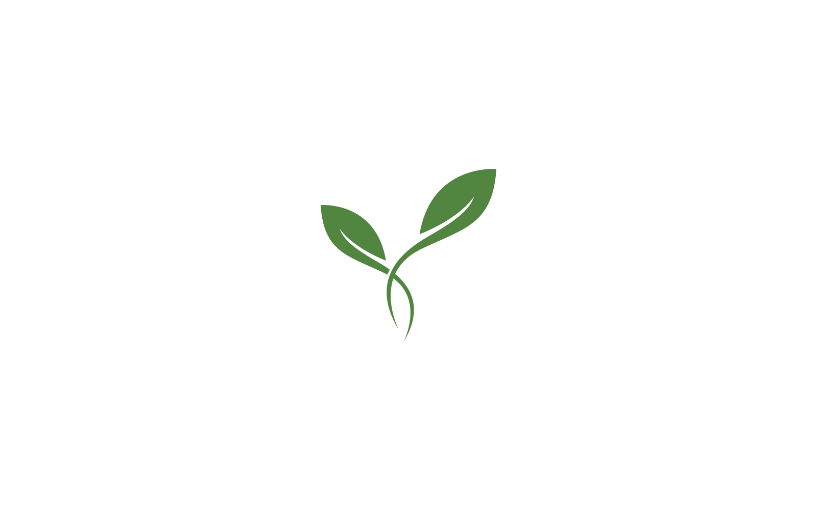 Green leaf logo design ecology nature vector icon