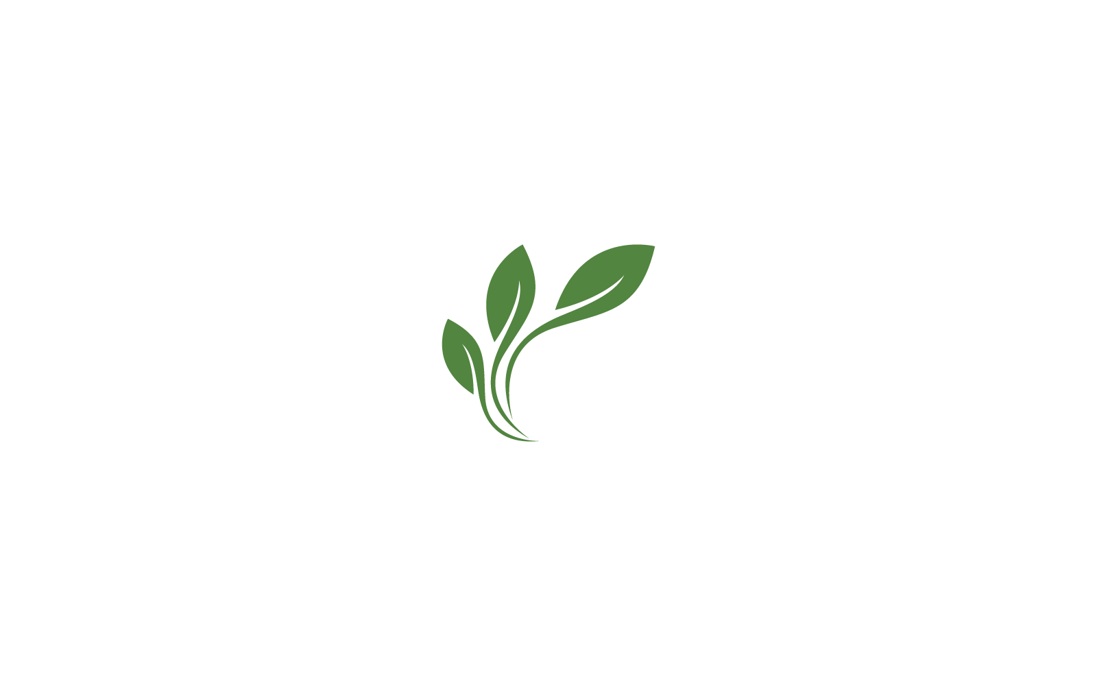 Green leaf logo ecology element nature vector icon