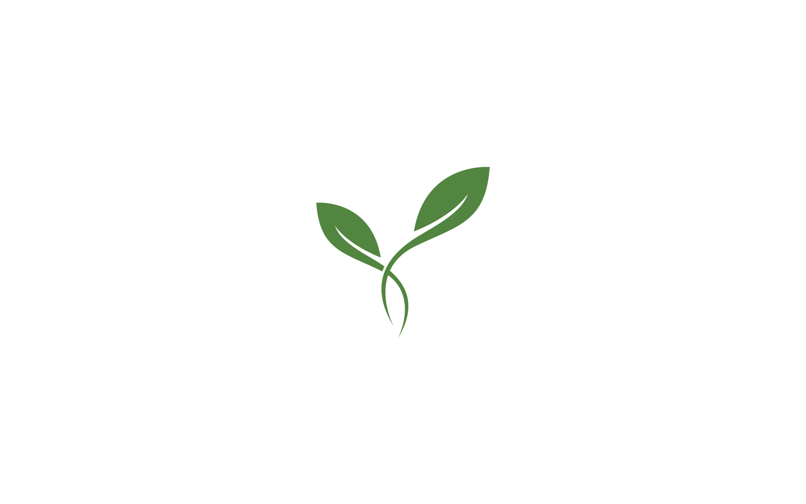 Groen blad logo ontwerp ecologie natuur vector pictogram