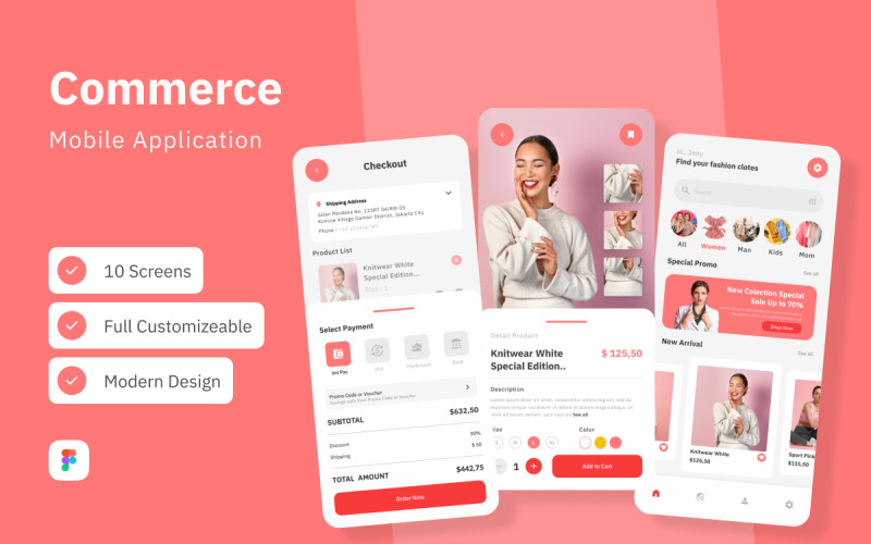 ImShopping - Commerce Mobile App UI Element