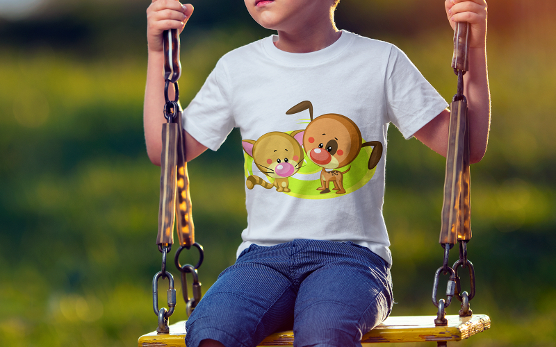 creative illustration for kids-0355-24 T-shirt