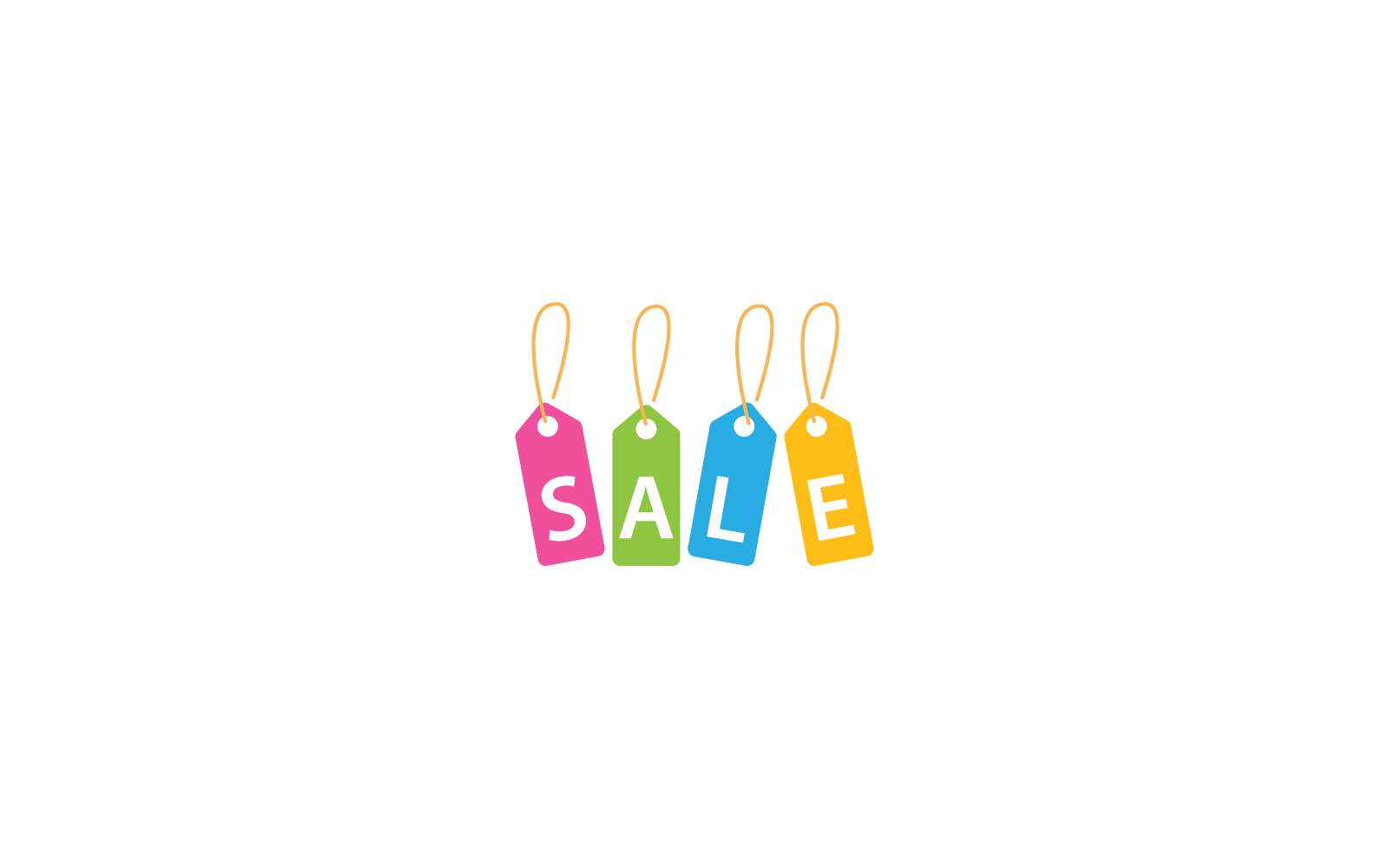 Sale label icon vector flat design