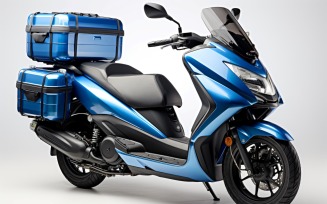 Light Blue Color Delivery bike Scooter 86