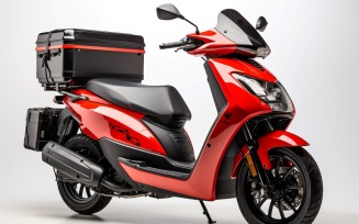 Light Red Color Delivery bike Scooter 90