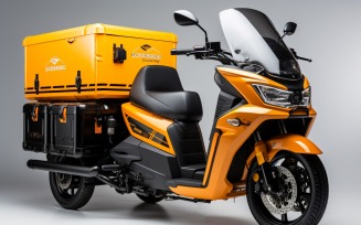 Yellow Ryker 3 wheel Delivery bike Scooter 52