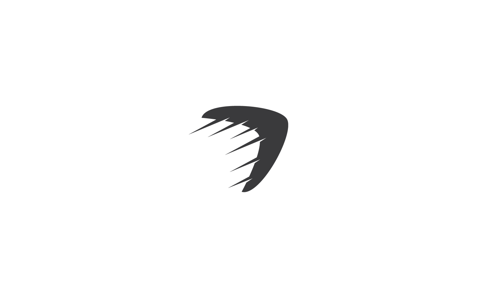 Boomerang logo illustration vector template design