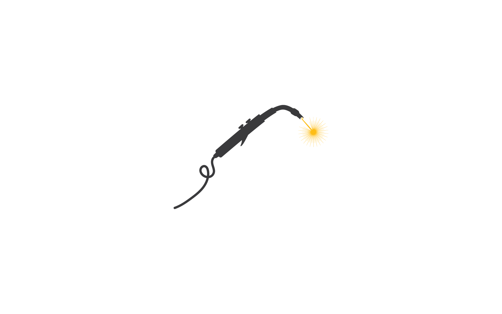 Modèle vectoriel d&amp;#39;illustration d&amp;#39;icône de logo de soudage