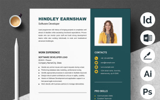 Modern Resume And CV Template Design