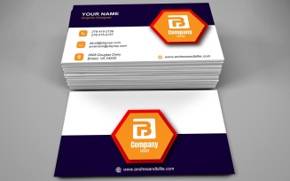 Visiting Card Template with Customizable Designs - 336