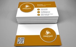 Visiting Card Template with Customizable Designs - 344