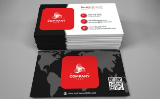 Visiting Card Template with Customizable Designs - 346