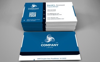 Visiting Card Template with Customizable Designs - 350