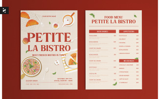 French Bistro Menu Template