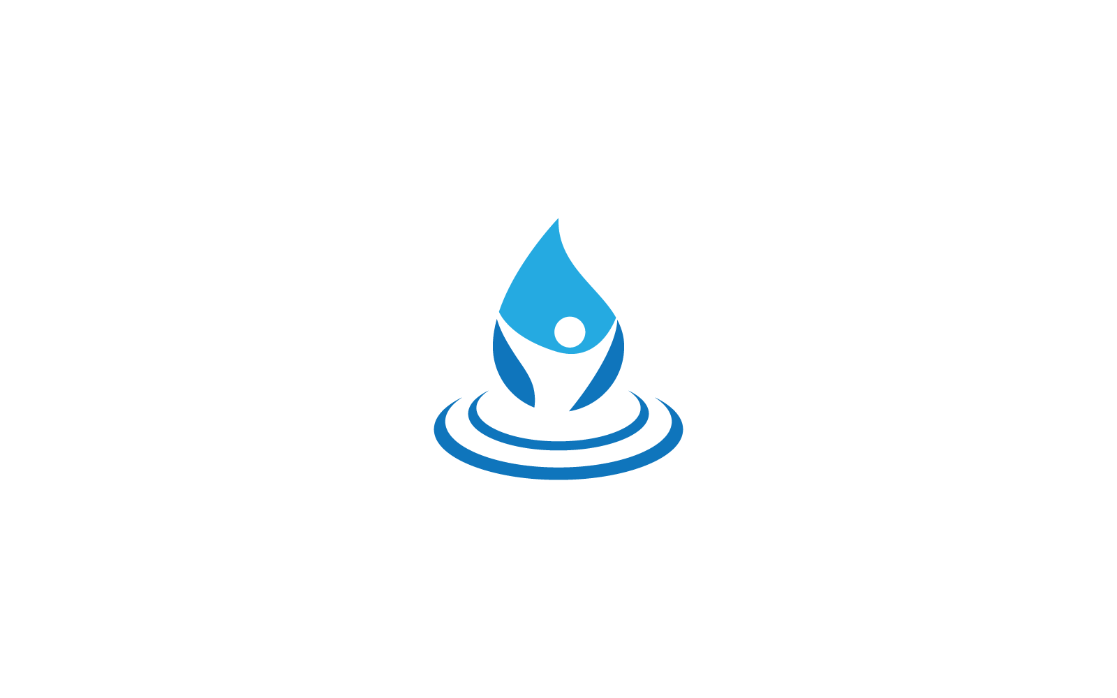 ilustracja projekt kropli wody wektor logo ikona