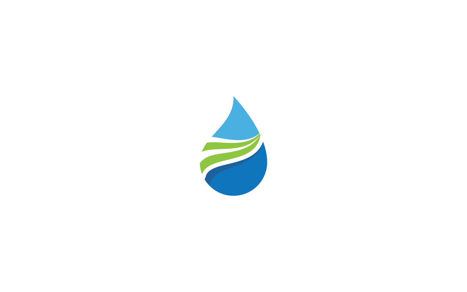 kropla wody Logo ilustracja wektorowa