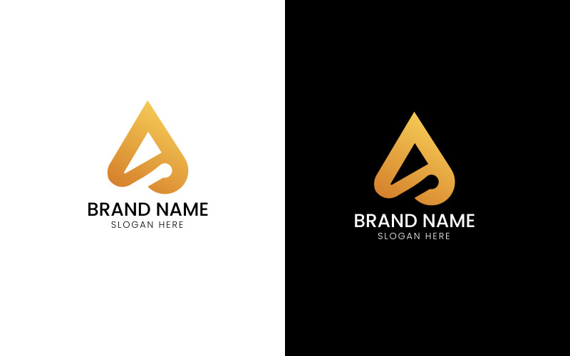 Letter A company logo-08-253 Logo Template