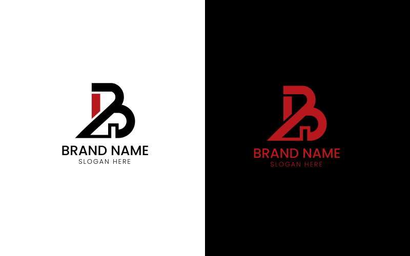 letter ZB or B home logo-08-251 Logo Template