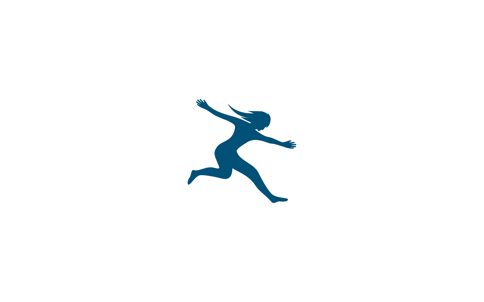 Modèle vectoriel de conception d&amp;#39;icône de silhouette de personnes en cours d&amp;#39;exécution