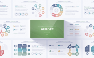 Dynamic Workflow PowerPoint Infographic Template